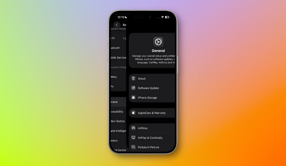 优化Apple iOS 26：从iPhone屏幕中心滑动以使小用户