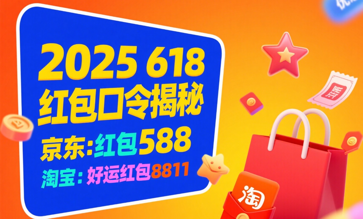2025 TAOBAO JD 618事件密码的最后一波浪潮：JD IS：红