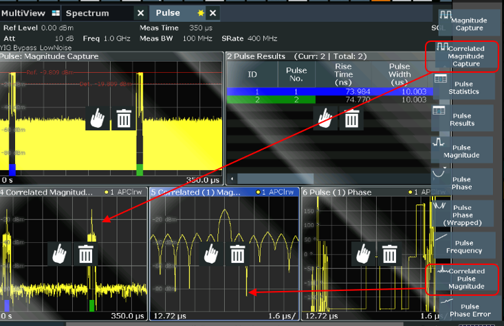 图27 K6选件脉冲测试界面