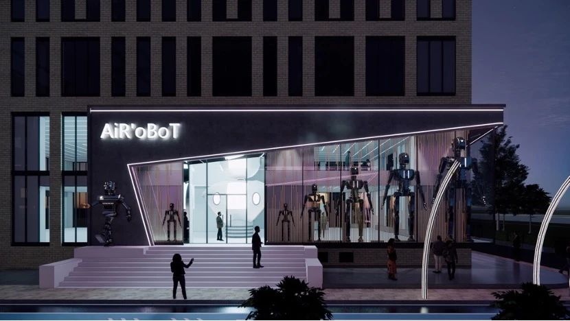 ▲ 机器人 4S 店效果图 / 北京亦庄提供