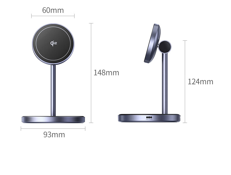 京东绿联 磁吸充电支架Qi2 认证券后 124 元领 9 折券