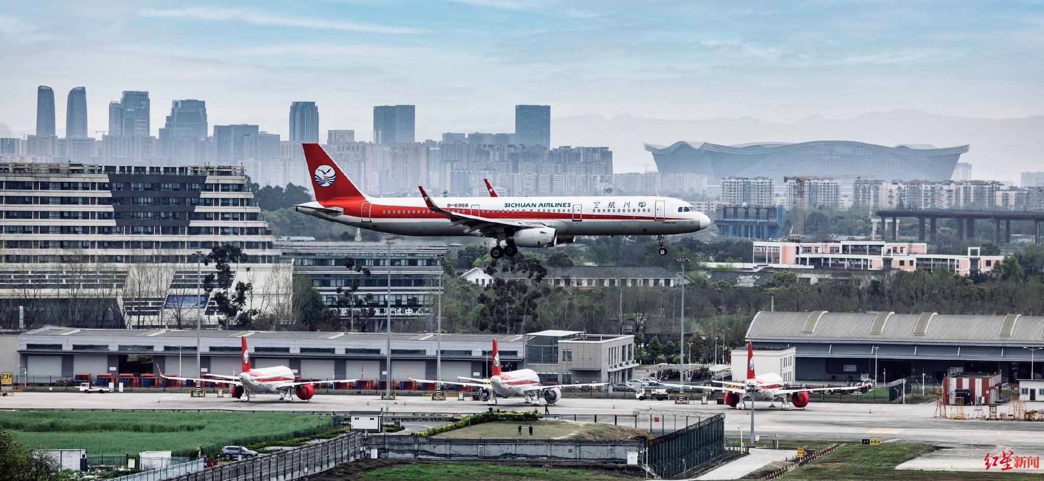 ▲成都双流国际机场风光 摄影：加持