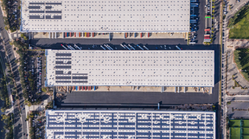 图说：菜鸟美国仓航拍实景