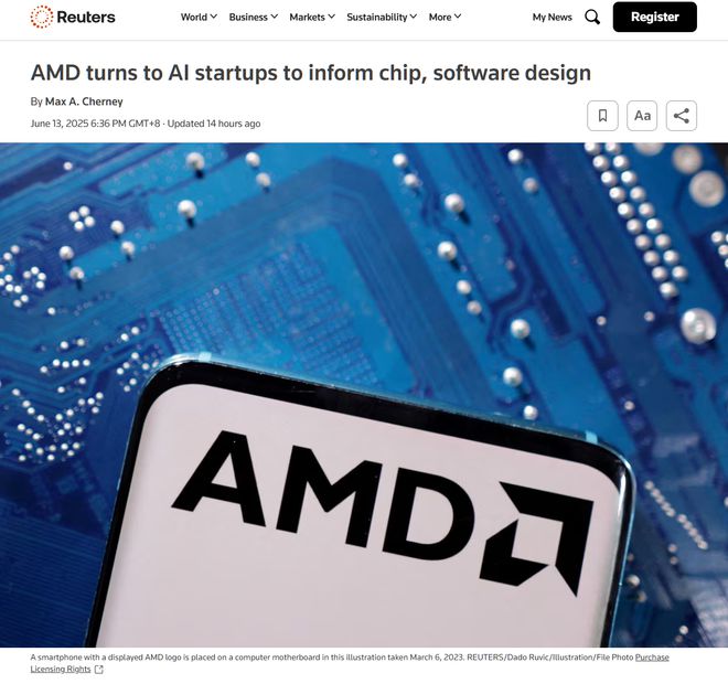 挑战英伟达主导地位，AMD联手多家AI初创公司改进芯片及软件设计