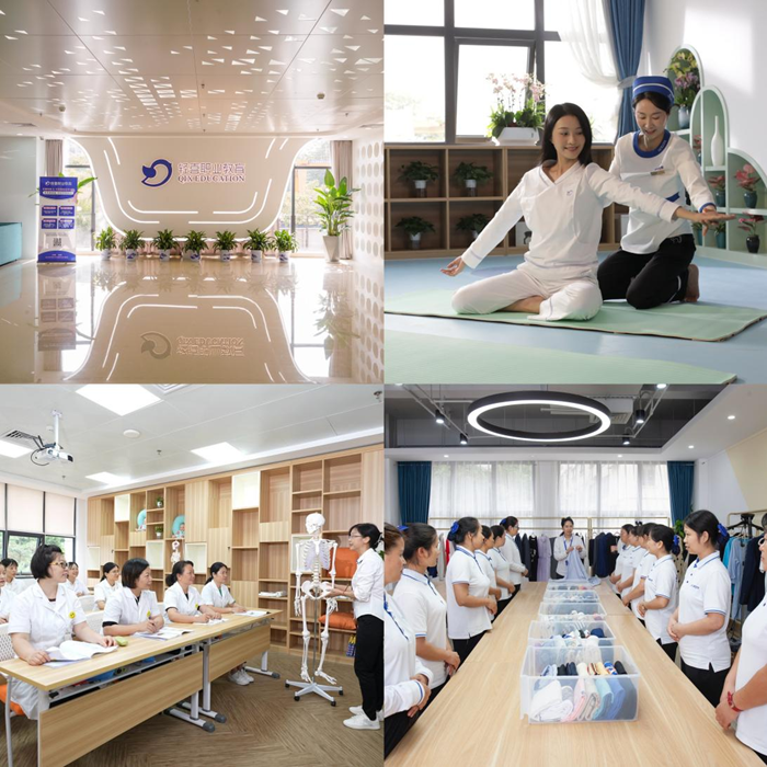 （图为轻喜职校部分培训现场）