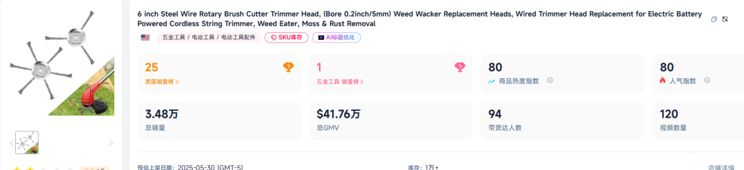 20天内售出34,800订单！ Tiktok园艺工具完全爆炸性
