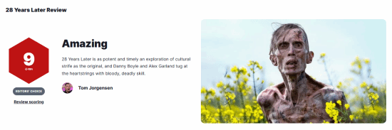 僵尸电影“ 28年后令人震惊的变化” ING 9分：这