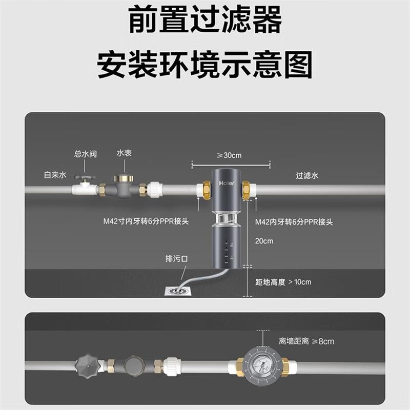海尔Haier前置过滤器，京东下单低至749元