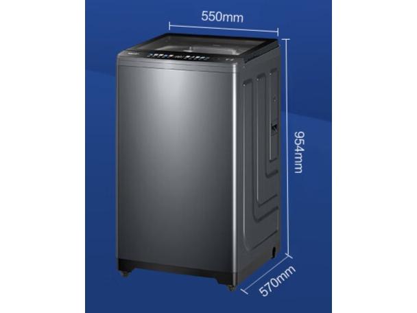  海尔晶彩系列洗衣机ES100B37Mate6变频波轮8kg极夜灰