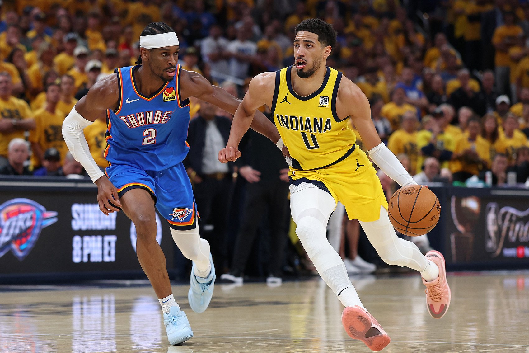 NBA彩经:全民皆兵 步行者客场拿下雷霆成功夺冠|俄克拉荷马雷霆队|印第安纳步行者队|泰里斯·哈利伯顿|切特-霍姆格伦|比赛_手机新浪网