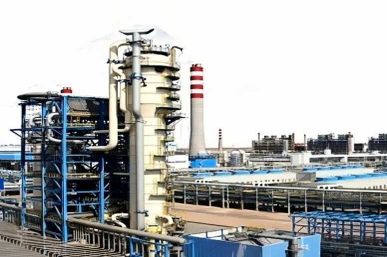 图为国度动力集团煤制油企业坐蓐安装