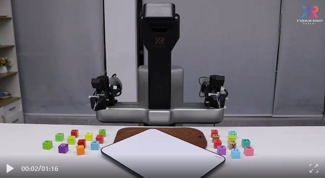 【视频演示1：机器人根据手绘图形拼出对应单词】