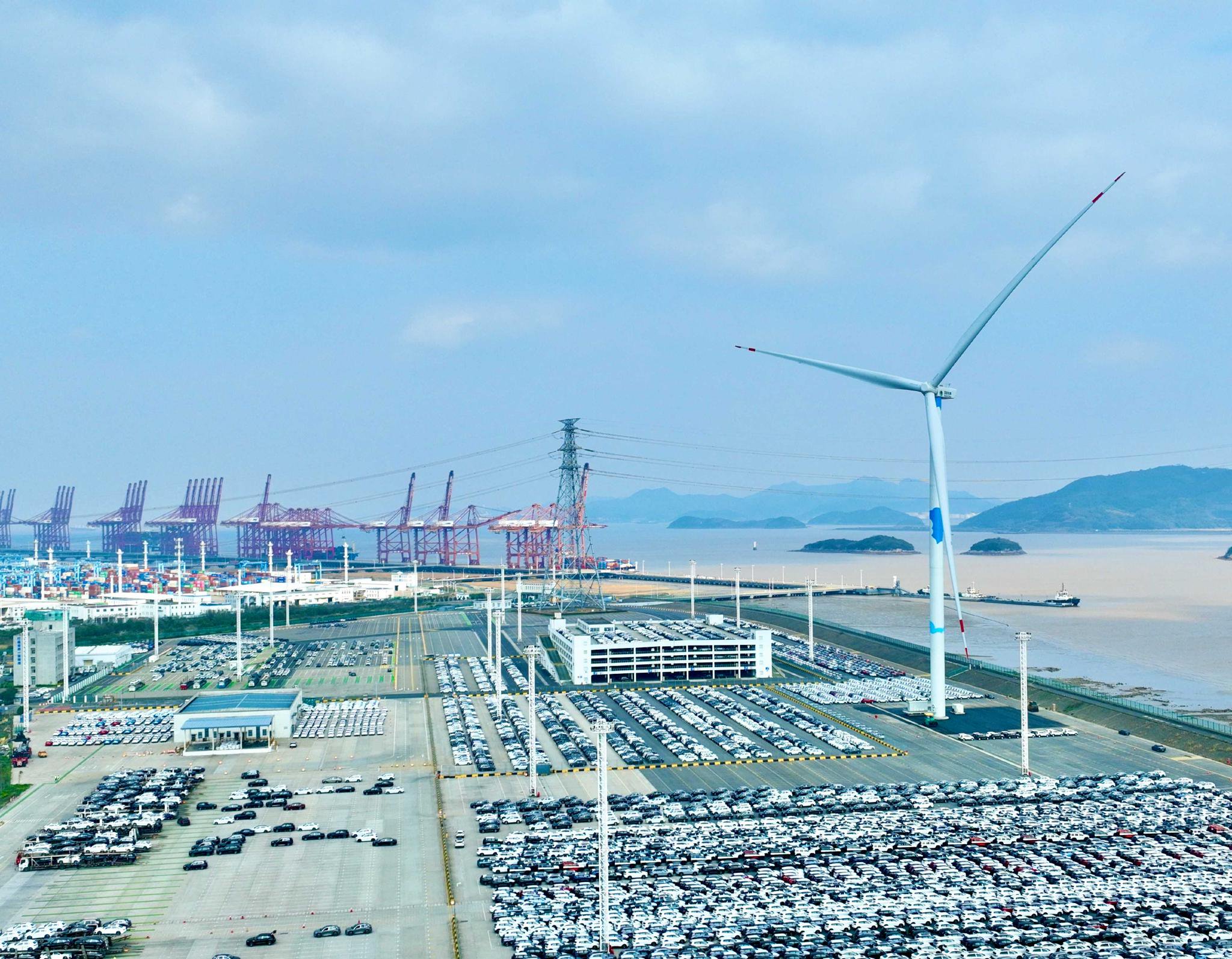 梅山码头风电