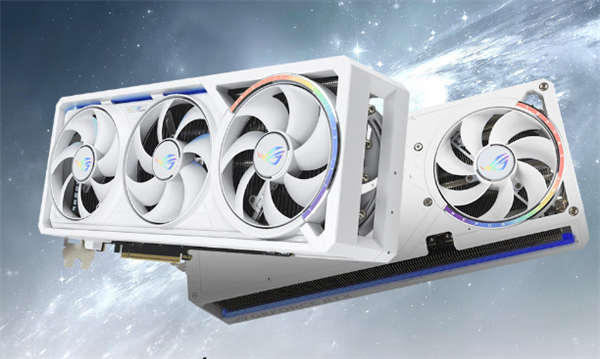 华硕ROG Astral Night God RTX 5080白色图形卡发布：4个