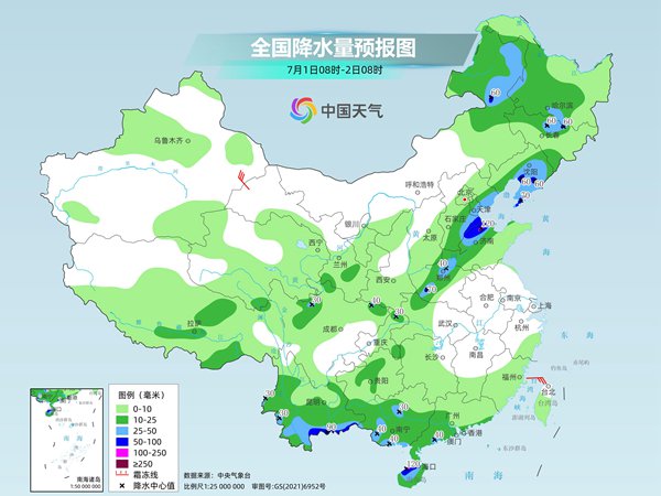 7月初北方维持多雨格局 长江中下游暑热将全天候在线