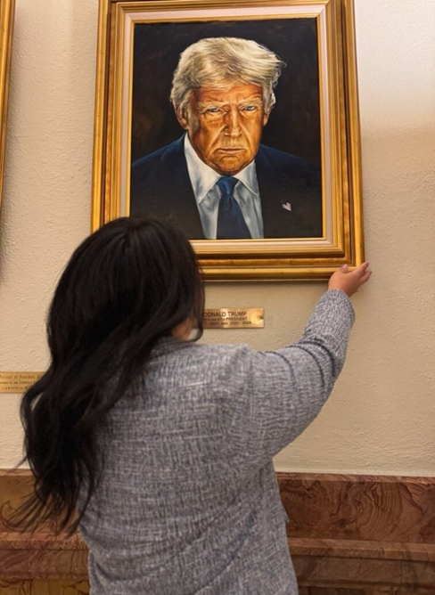 特朗普当地时间7月1日在社交媒体上分享的画