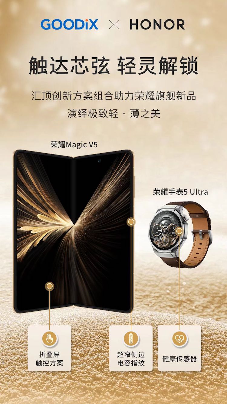 小屋技术有助于荣誉魔术v5，更新折叠屏屏幕手机