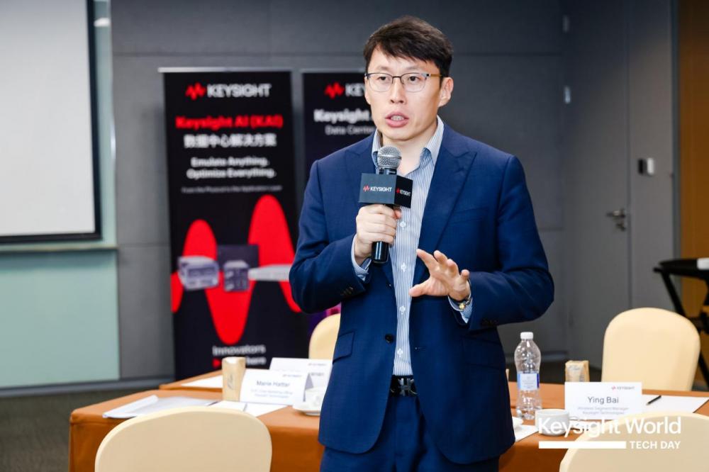 图：是德科技大中华区无线市场部经理白瑛。