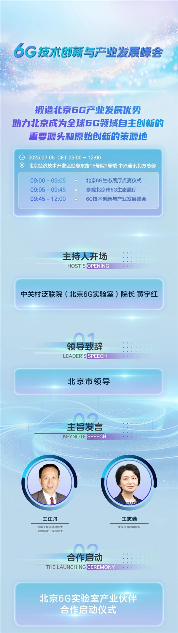 6G在这里！ 6G创新技术和工业发展峰会将于明天举