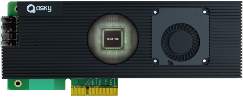 ▲ 芯片级后量子密码卡实物图