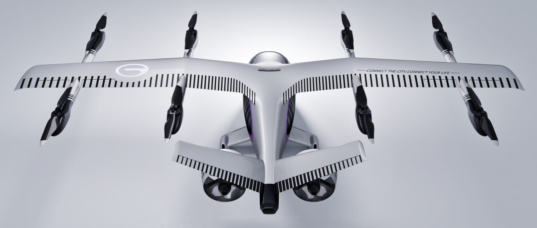 ▲ GOVY AirJet 采用 8 轴 8 桨与双涵道的复合翼构型