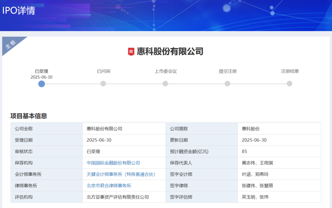 又一面板巨头IPO闯关成功:85亿怎么花?技术路线图首次曝光