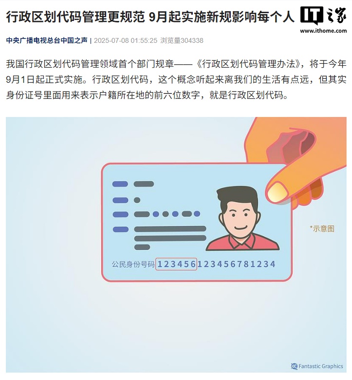 前六个标识号具有自9月以来将实施的新法规，以