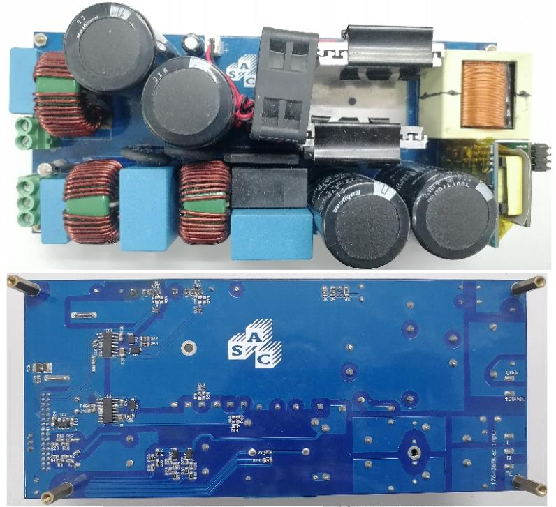 图示1-大联大品佳基于Microchip产品的3.3KW双向图腾柱PFC逆变电源方案的展示板图