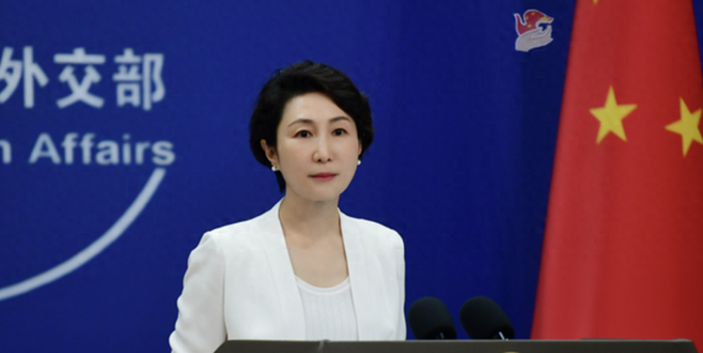外交部发言人毛宁，资料图，图源：外交部网站