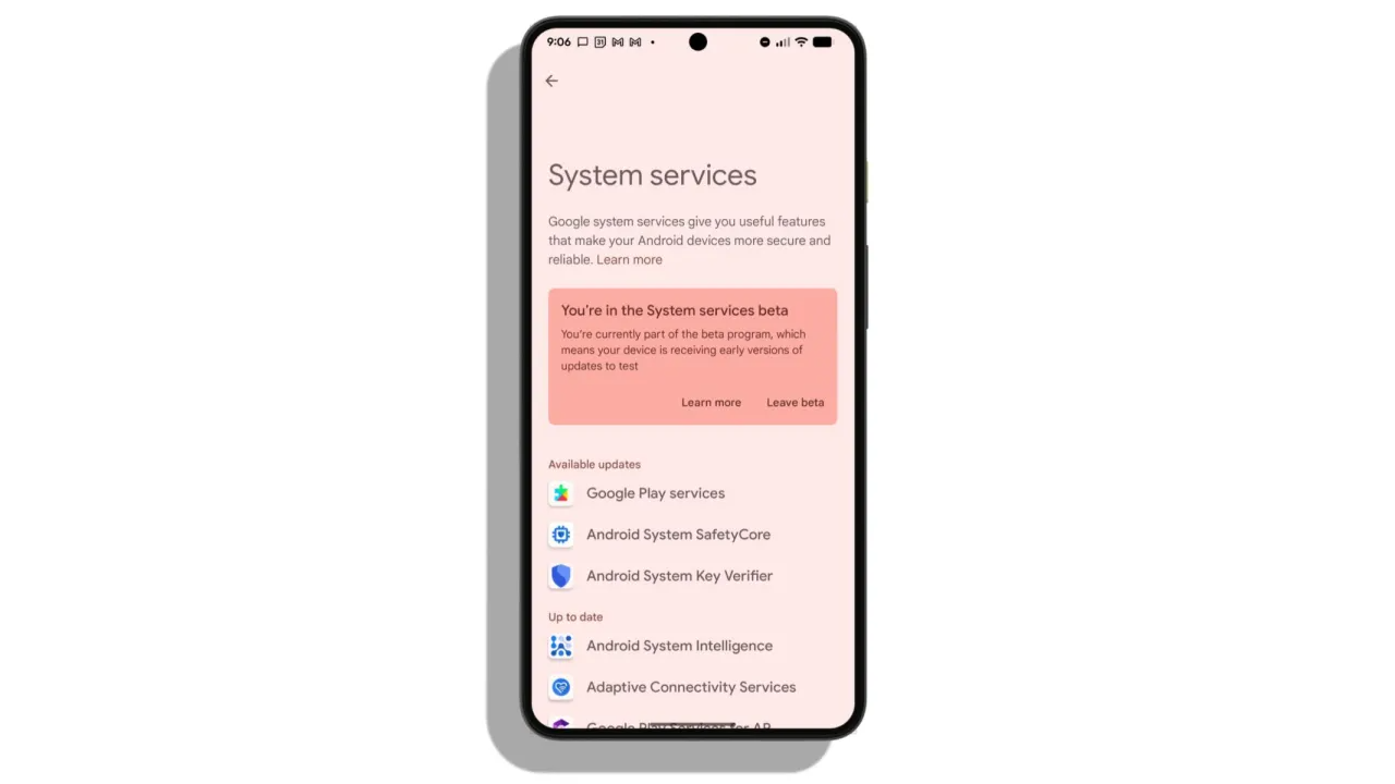 ▲ 该页面截图，图源 9To5Google，下同