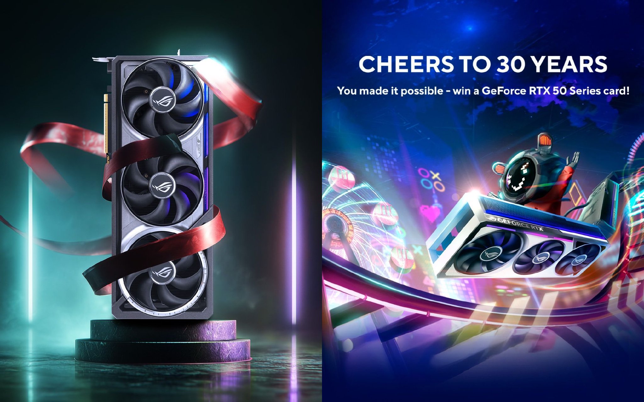 ▲ 使用 ROG Astral 的宣传物料