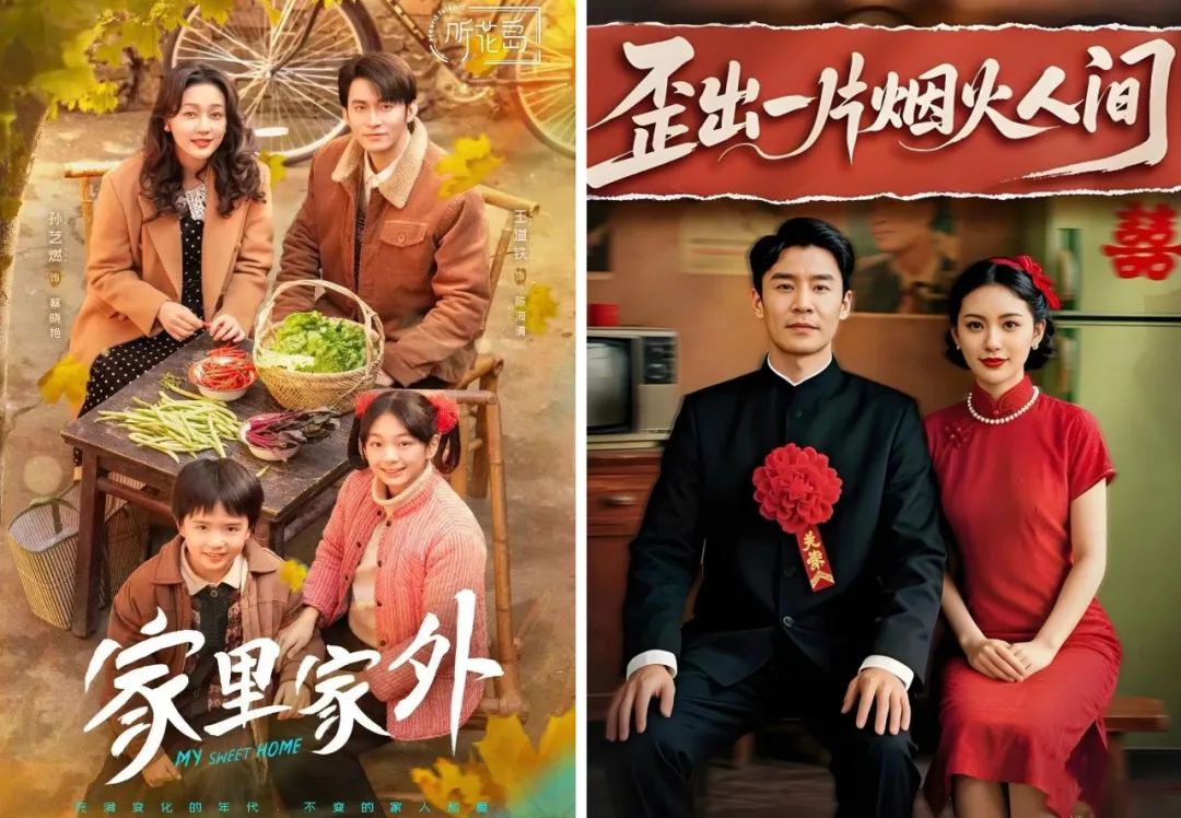 两部短剧的海报