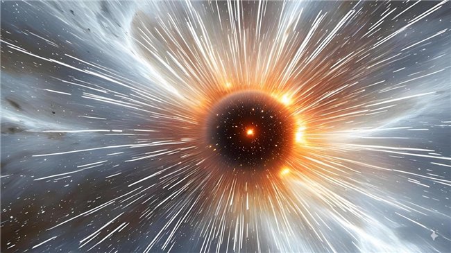 图：中微子模拟图（来源于AI）