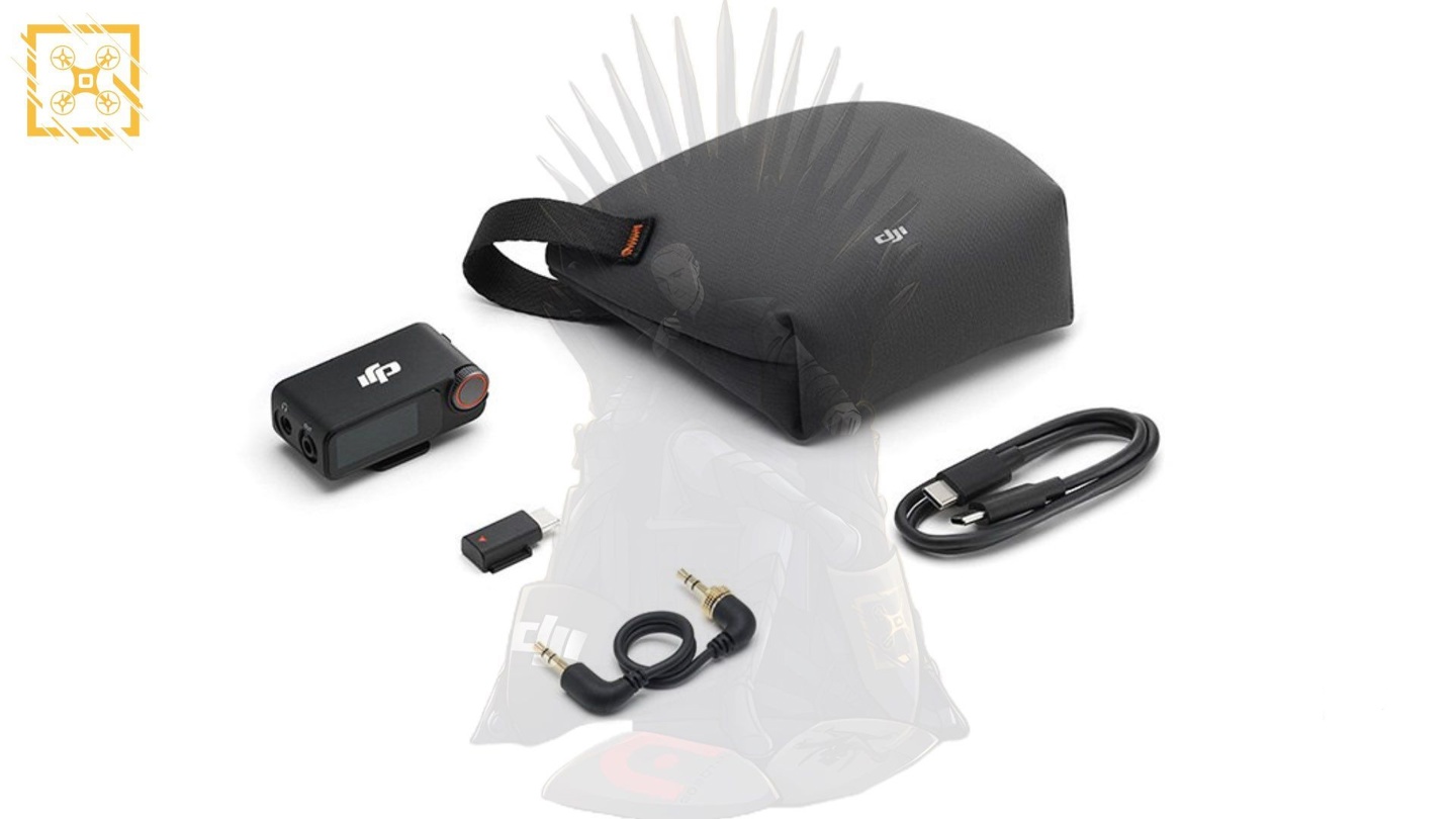 DJI MIC 3无线麦克风，并暴露了其配件效果图