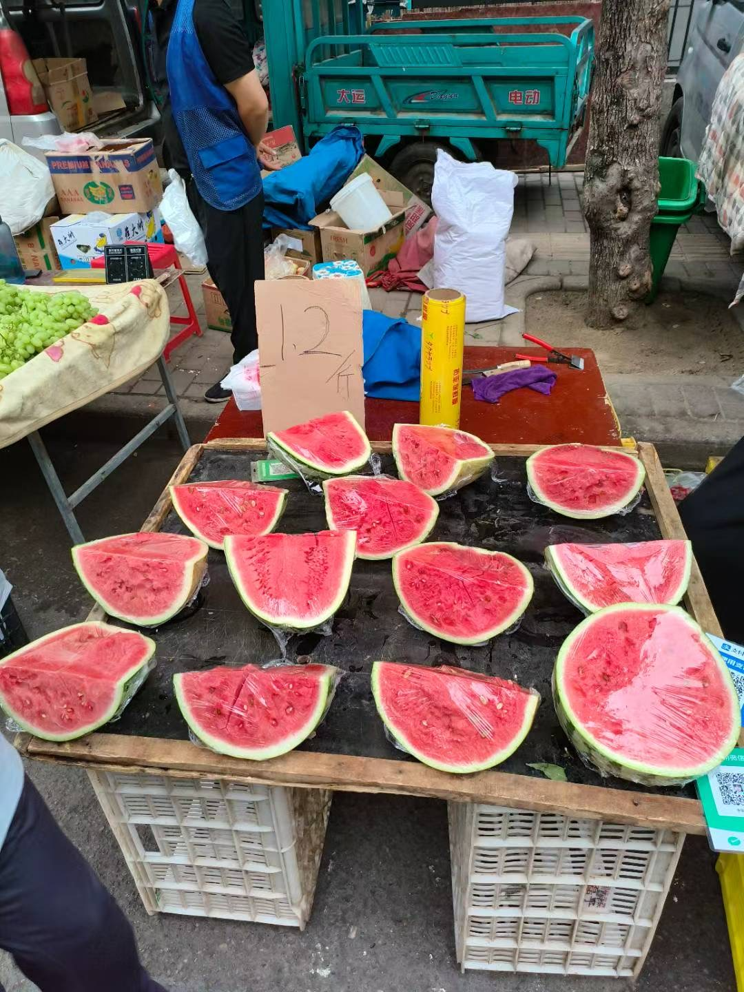 日本的西瓜真贵！