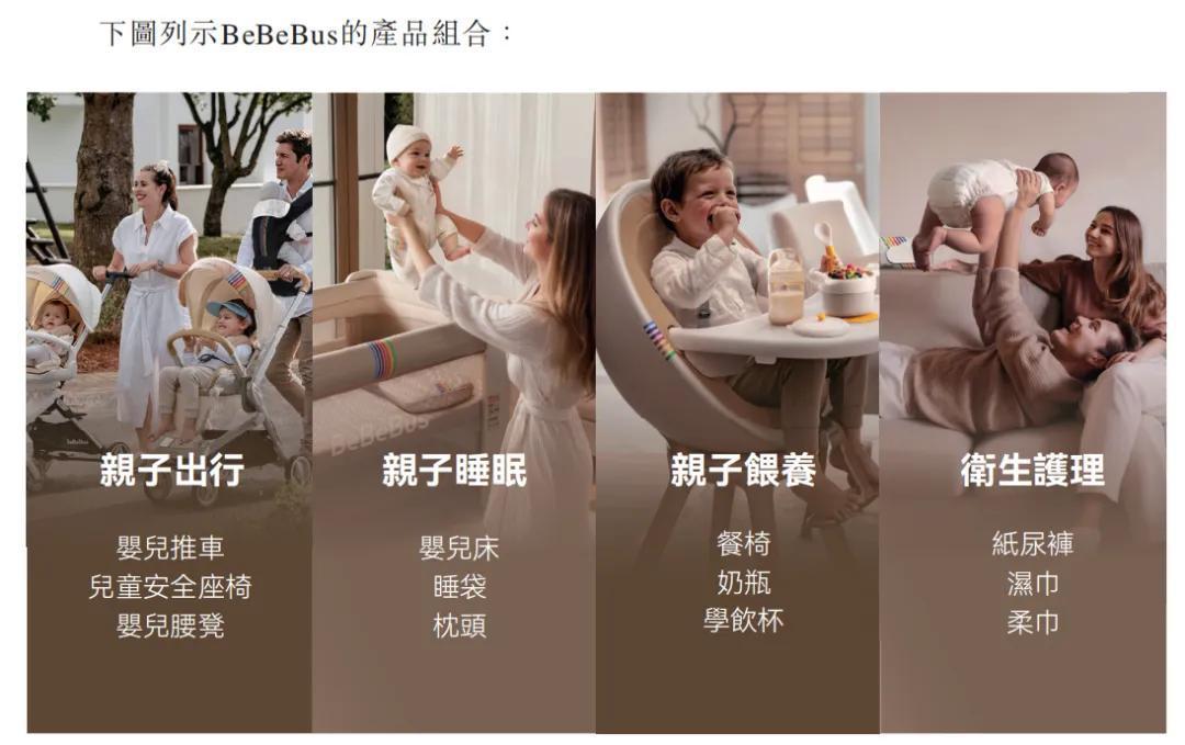 不同集团主营居品情况 摘自《招股诠释书》