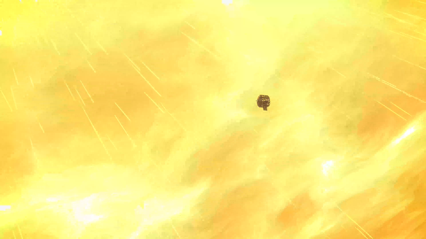 ▲ 帕克接近太阳时的艺术概念图