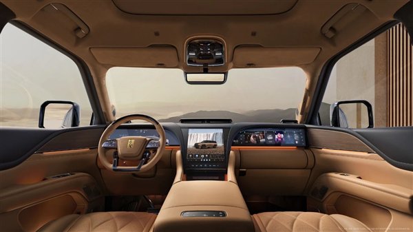 比亚迪售价超百万的豪华SUV！仰望U8L内饰官图公布：一深一浅