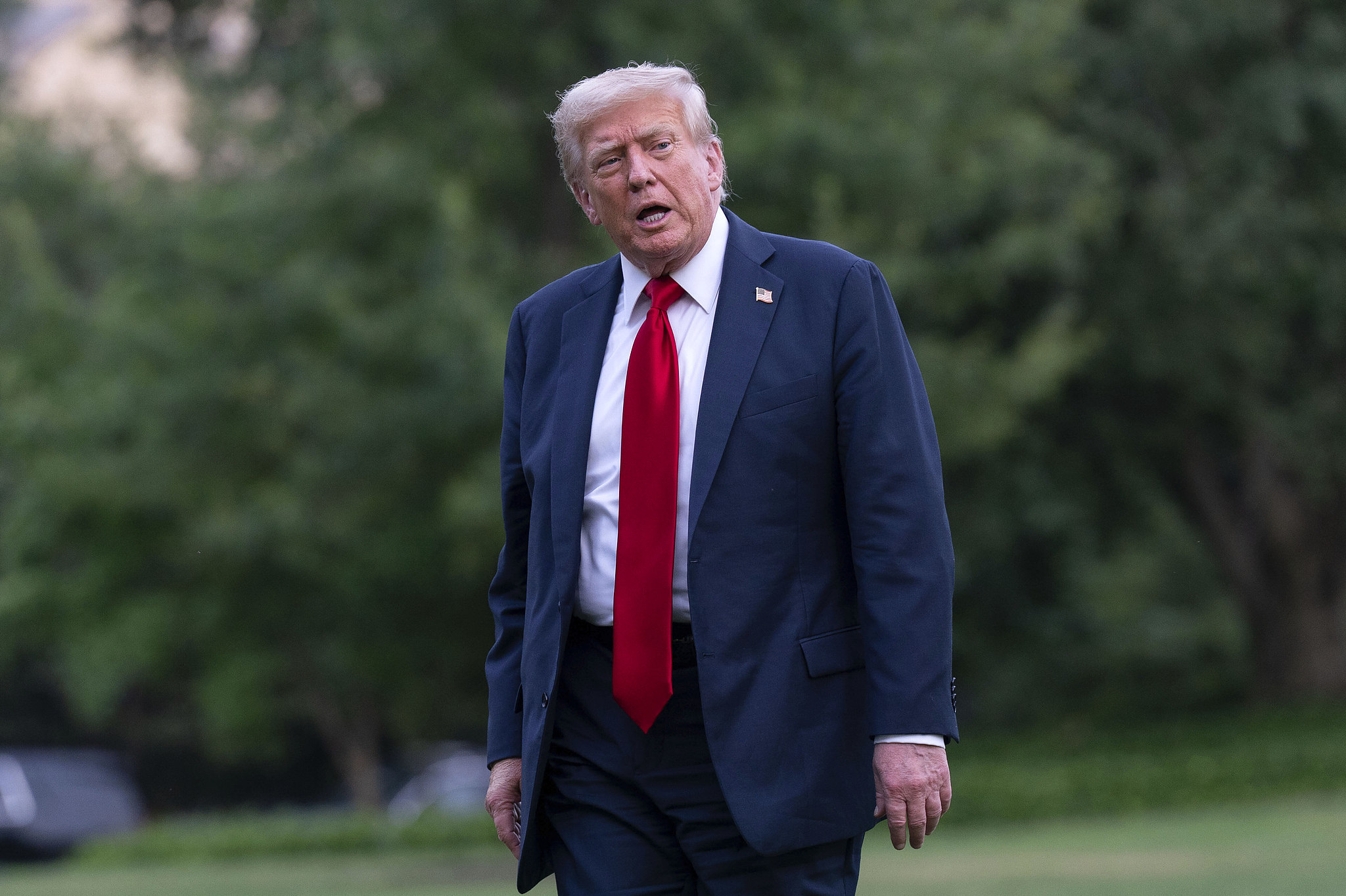 △美国总统特朗普(资料图)