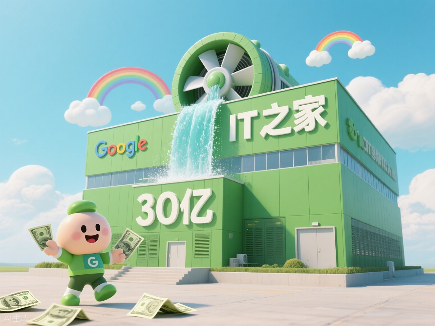 谷歌豪掷 30 亿美元采购水电，助力数据中心扩张与可持续发展