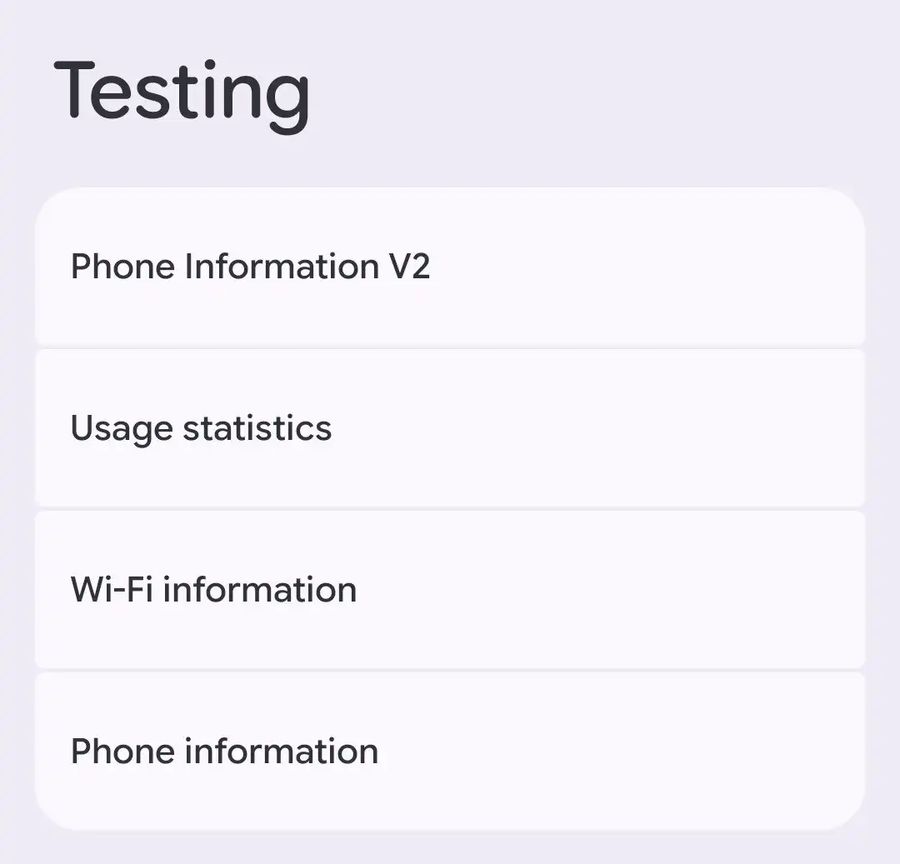 谷歌安卓 16 更新工程模式菜单：选项划分为 4 大类，新增卫星标签页