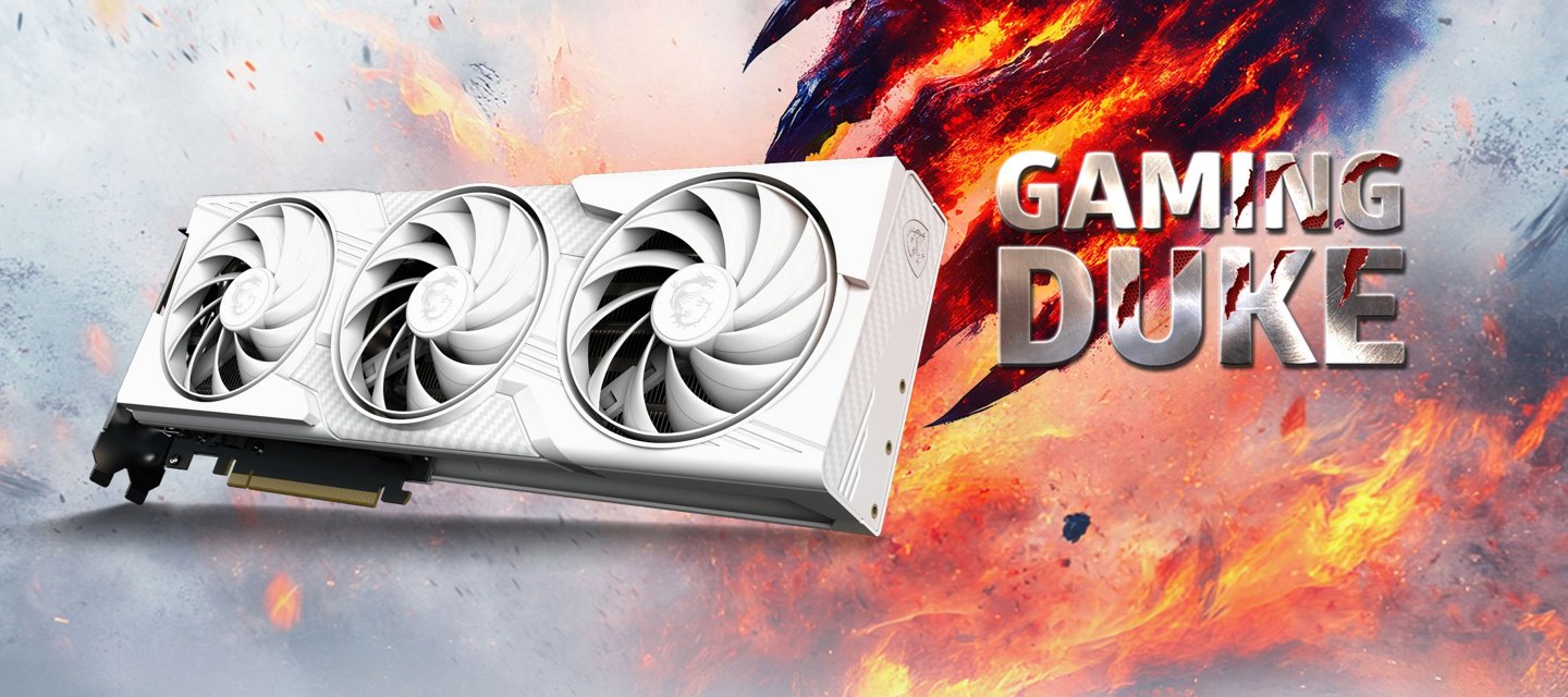微星推出首批白色“龙爵”GAMING DUKE 显卡，为三风扇 RTX 5070