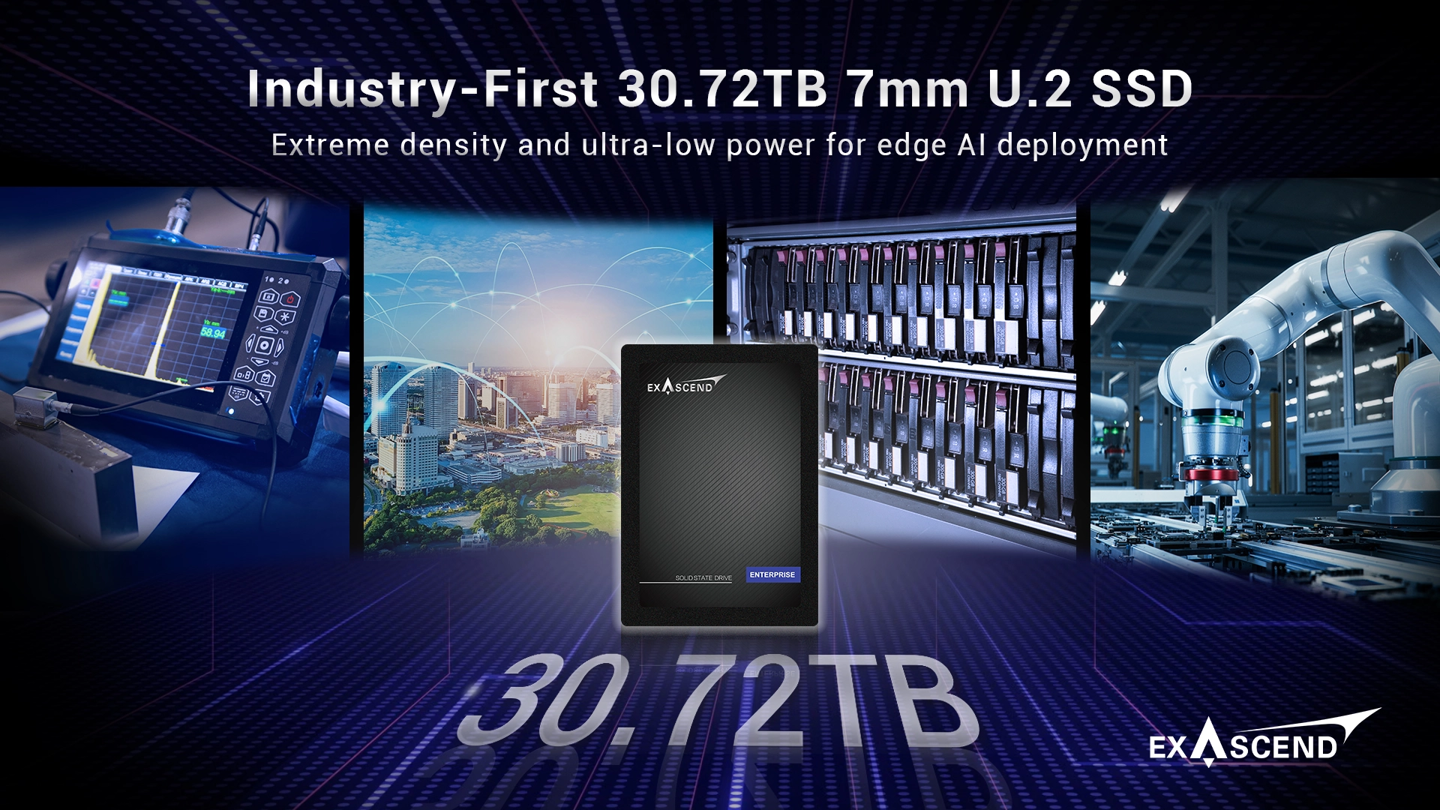 30.72 TB最大容量为7 mm U.2，Zhiyu将启动新规格PCIE