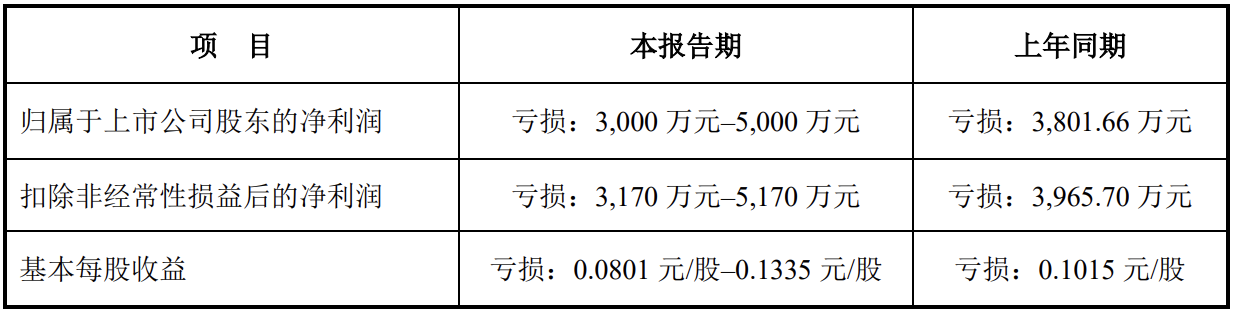 Rihai Intelliment在上半年的收入增加导致损失，并继