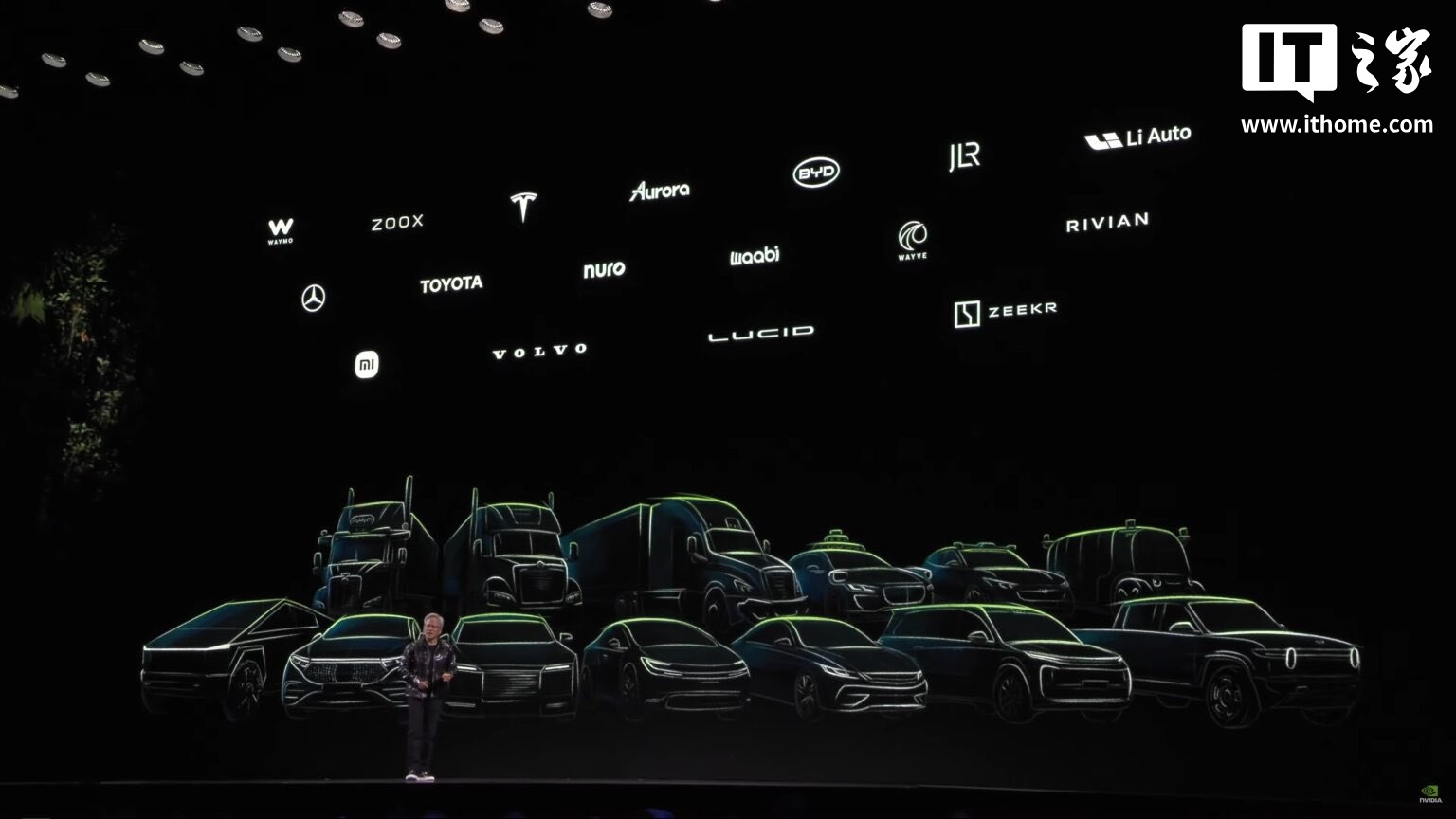 Huang Renxun称赞“中国的电动汽车”:他们无法在