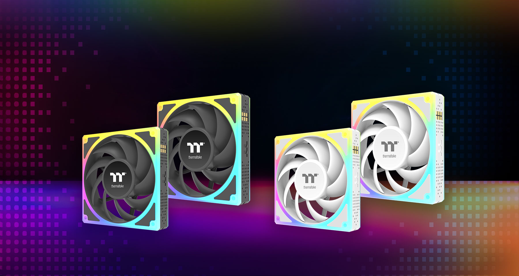 曜越推出 TOUGHFAN EX ARGB 系列风扇：磁吸串接、LCP 扇叶、多面光效