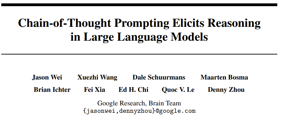 Jason Wei 是 CoT 论文的第一作者，该论文的引用量已超过 1.7 万