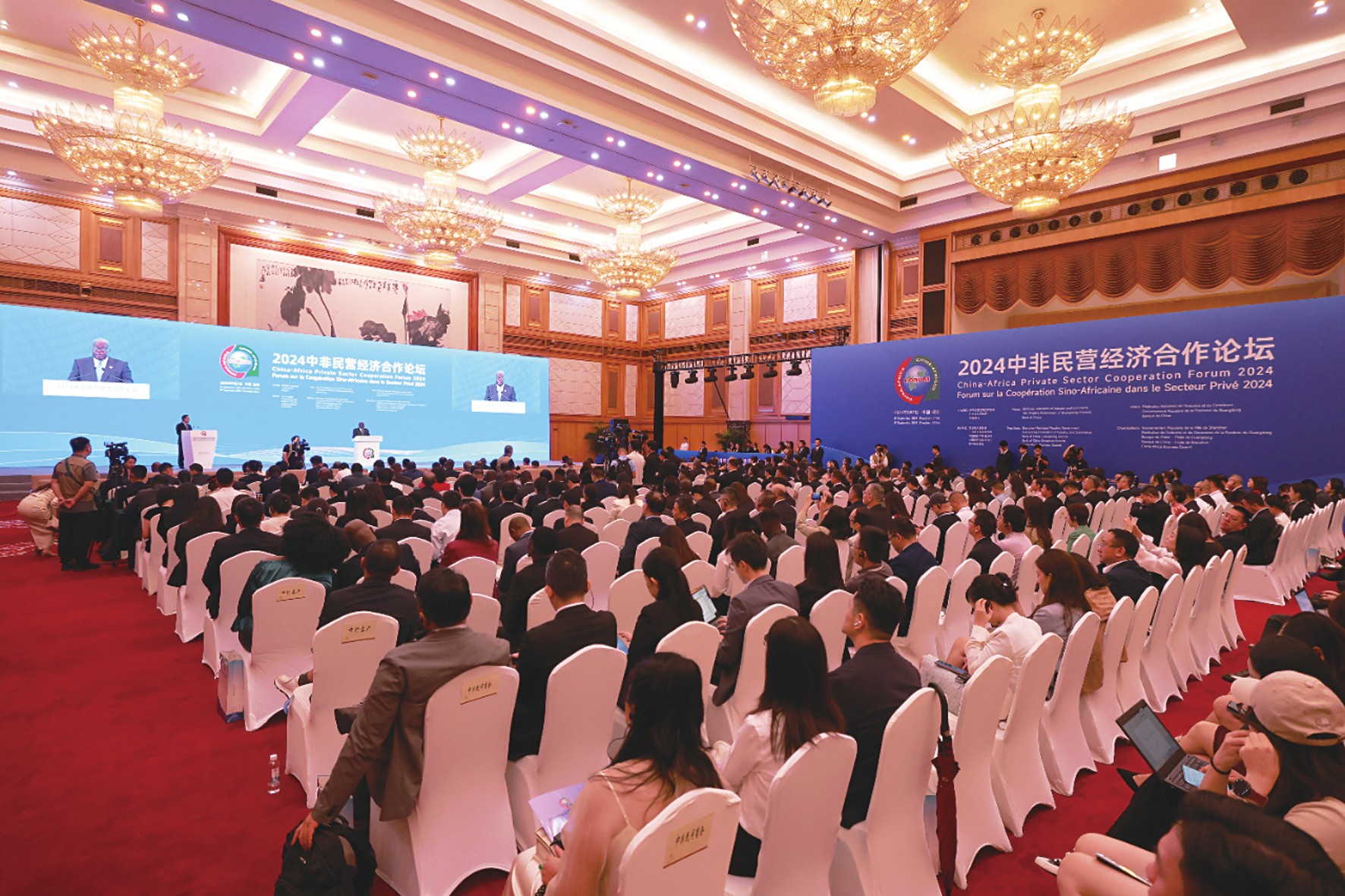 （图1）2024中非民营经济合作论坛在深圳举办。