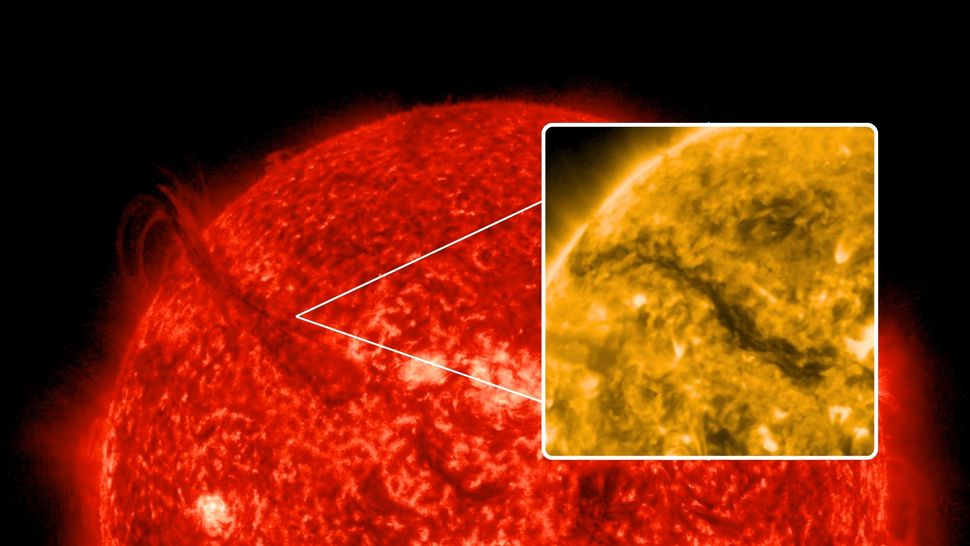 太阳发生巨大日珥爆发事件，形成 40 万公里长的“火焰峡谷”