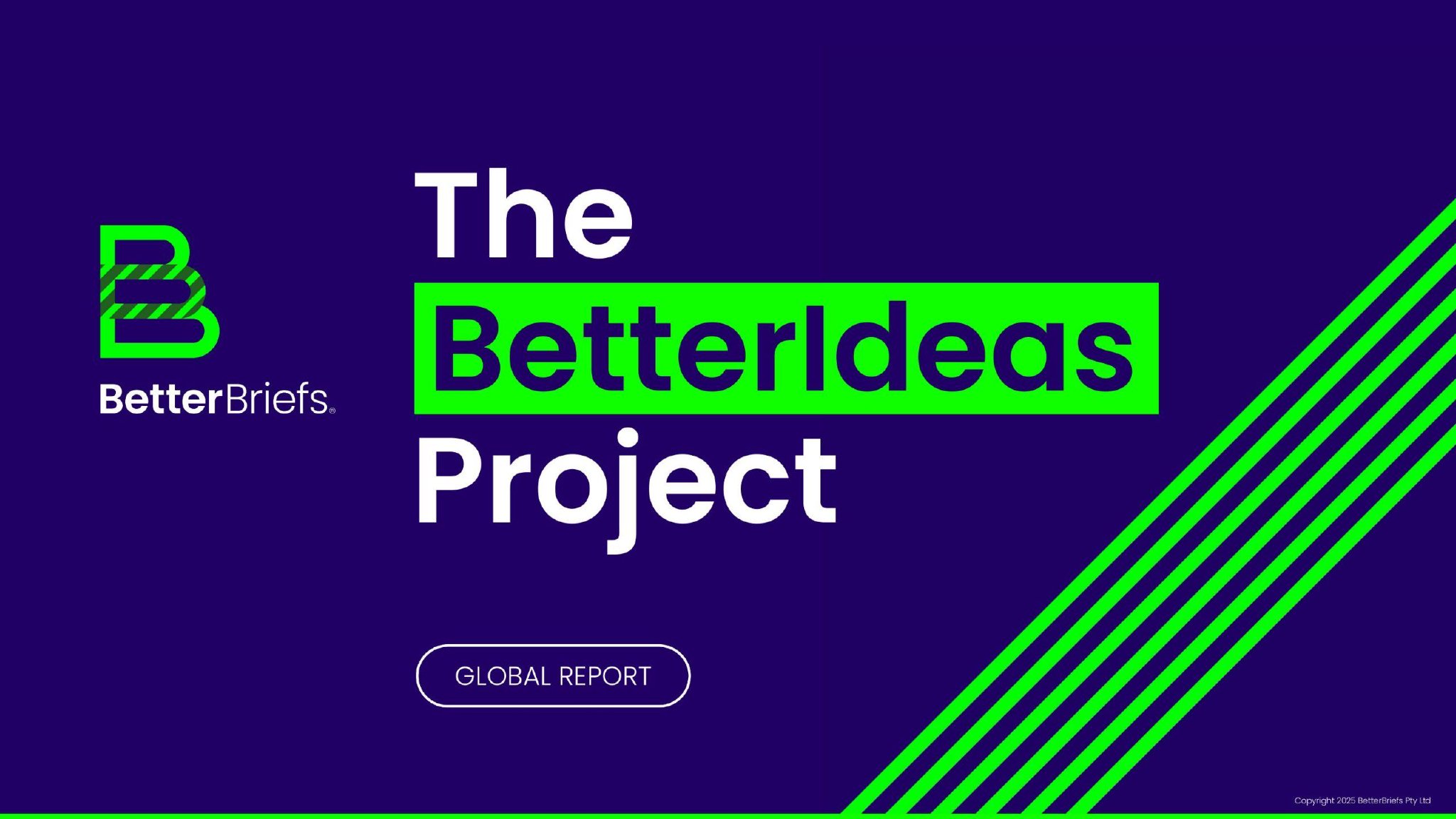 Betterbriefs:全球创造力报告2025